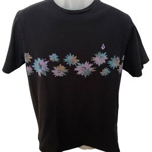Volcom Surf Skate Floral Tee Shirt Men M Medium